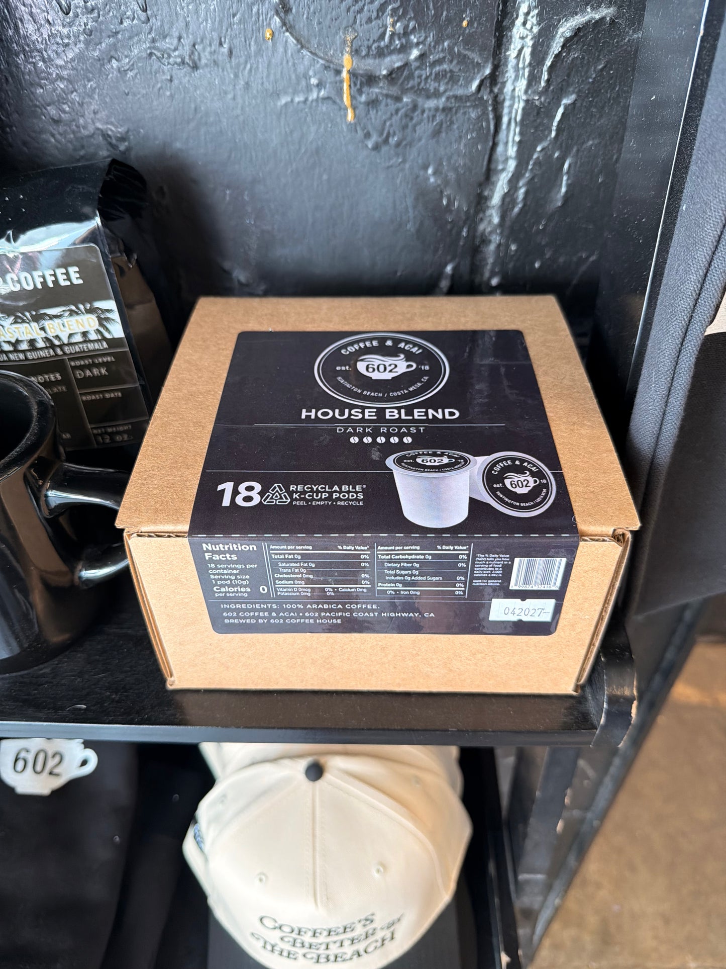 K-Cup Box, 18 count of individual coffee Pods