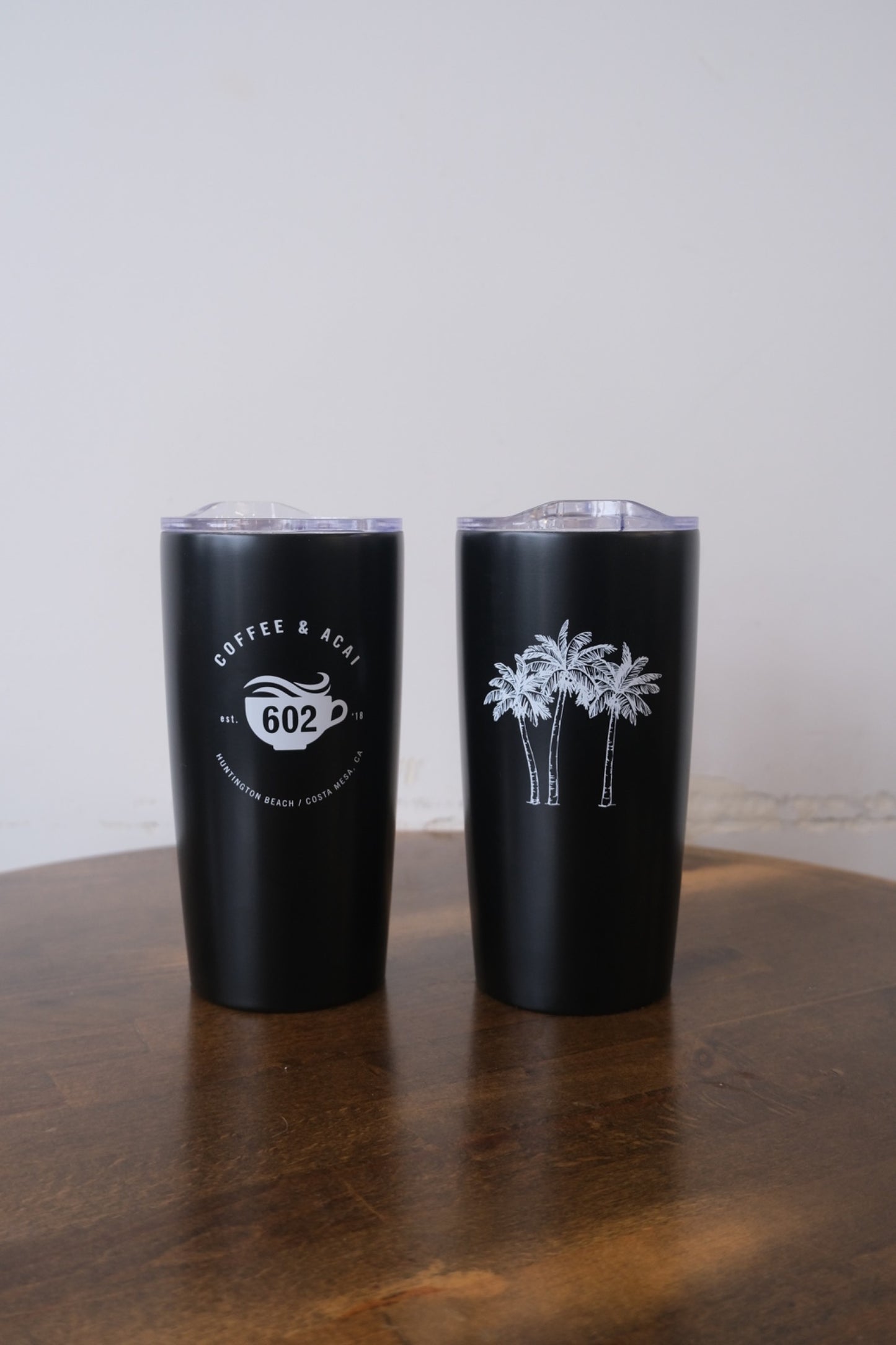 Black Tumbler Travel Mugs